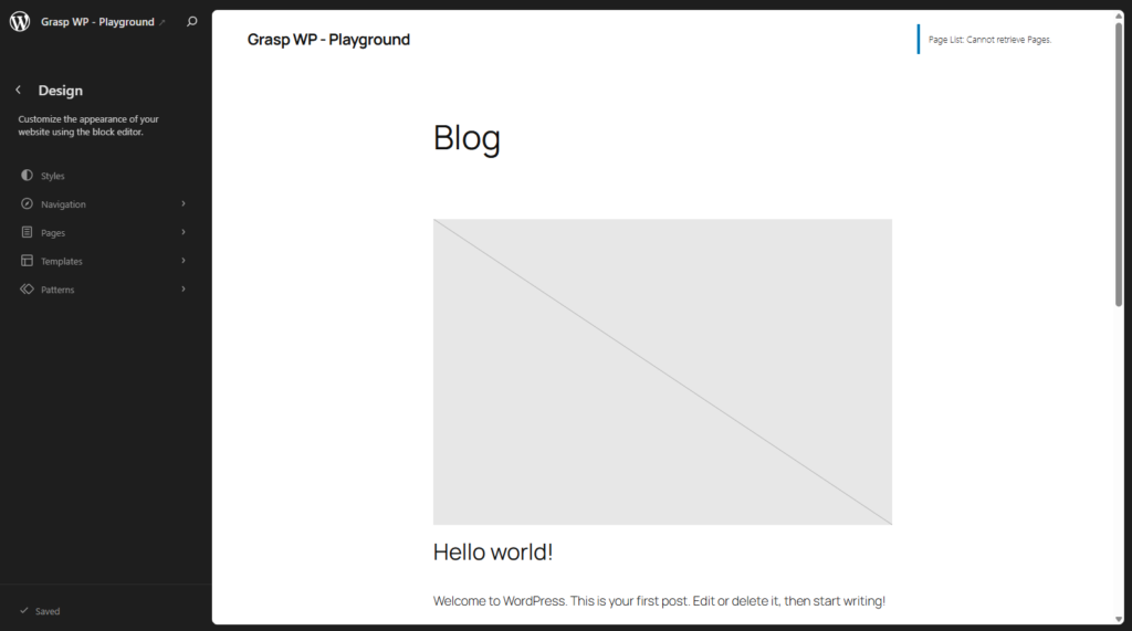 gutenberg block theme tutorial