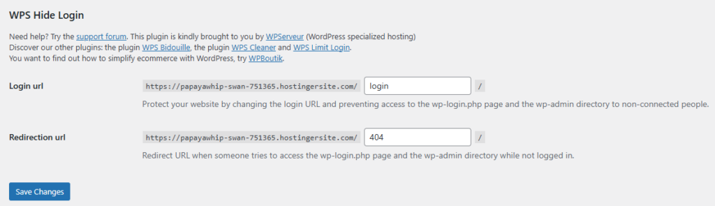 Secure WordPress Login