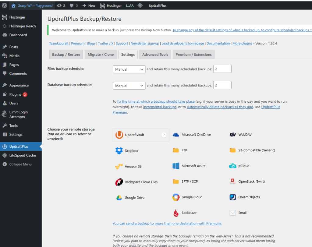 best wordpress backup plugins