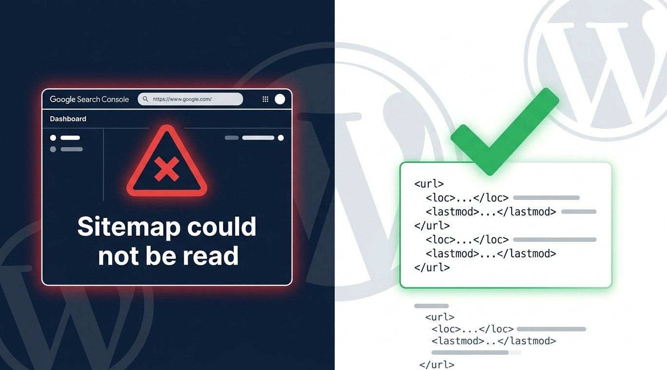 XML sitemap error in WordPress